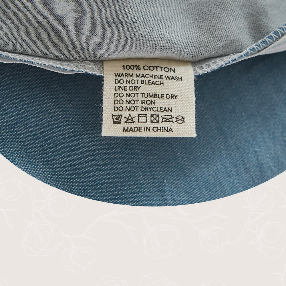 Cosy Club Cotton Bed Sheets Set Blue Grey Cover Double