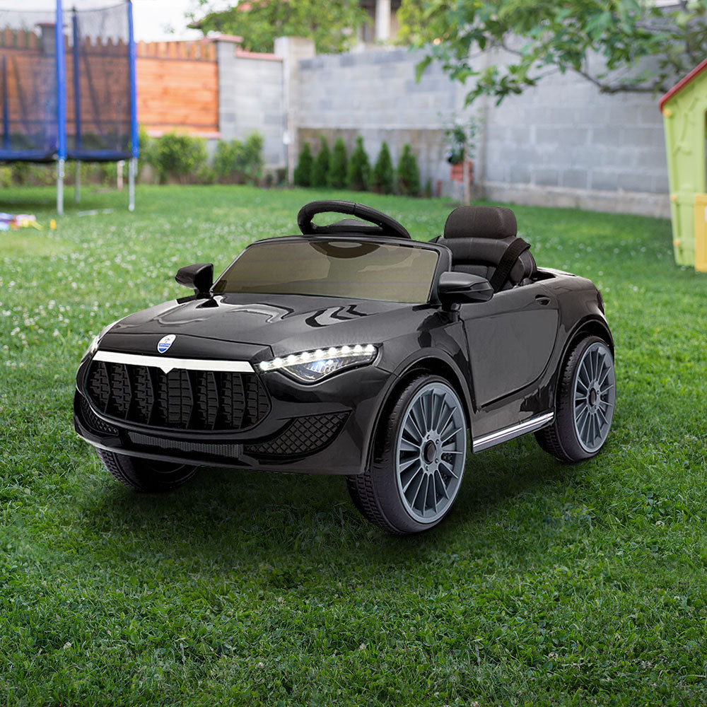 Rigo Kids Electric Ride On Car Maserati-inspried Toy Cars Remote 12V Black