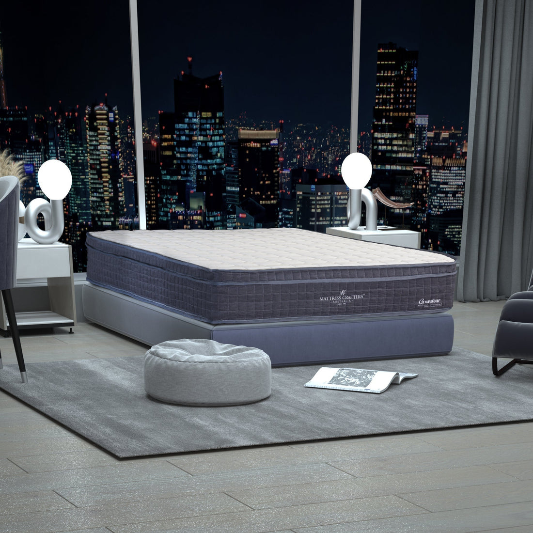 Single Size Mattress Latex Foam 7 Zone Pocket Spring