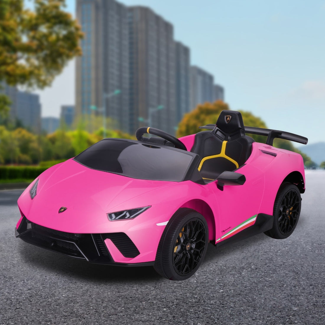 Kids Electric Ride On Car Remote Control by Kahuna - Pink