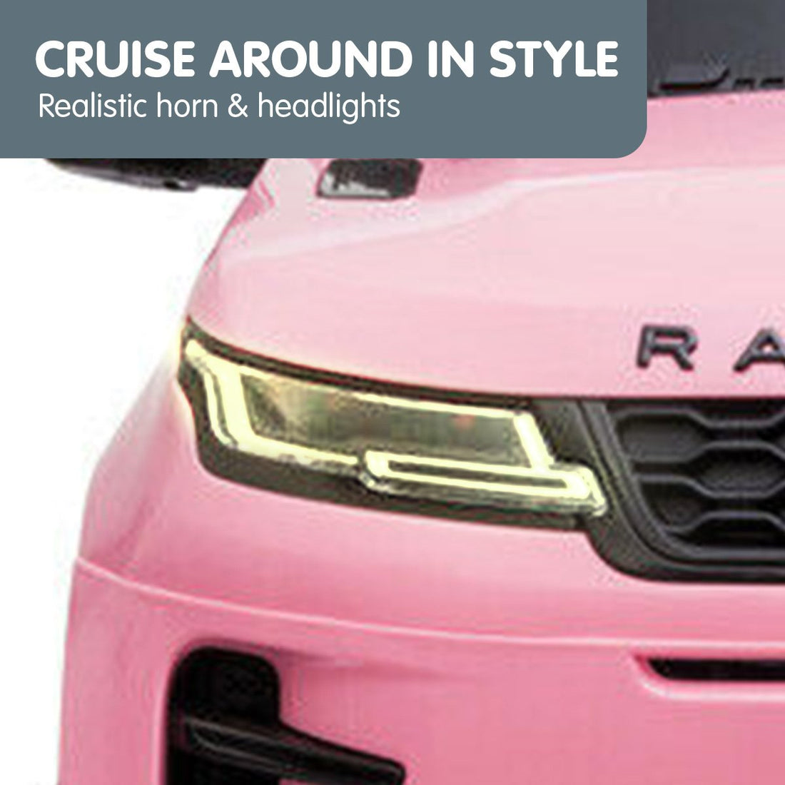 Licensed Kids Electric Ride On Car Remote Control - Pink