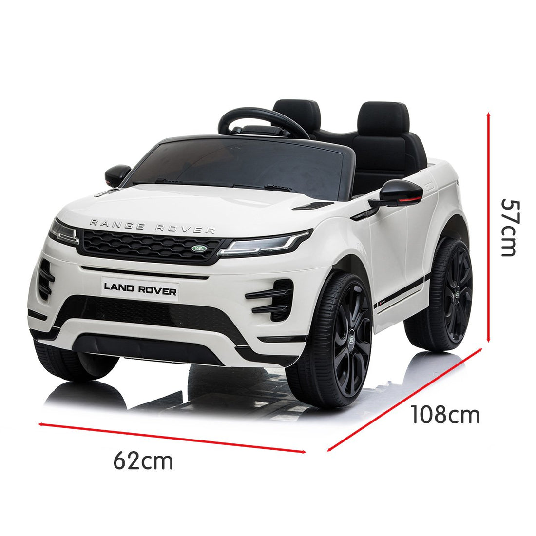 Licensed Kids Electric Ride On Car Remote Control - White
