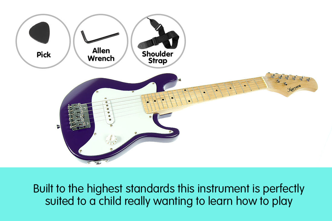 Electric Childrens Guitar Kids - Purple