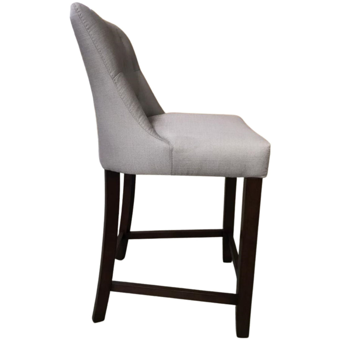 4pc High Fabric Dining Chair Bar Stool French Provincial Solid Timber