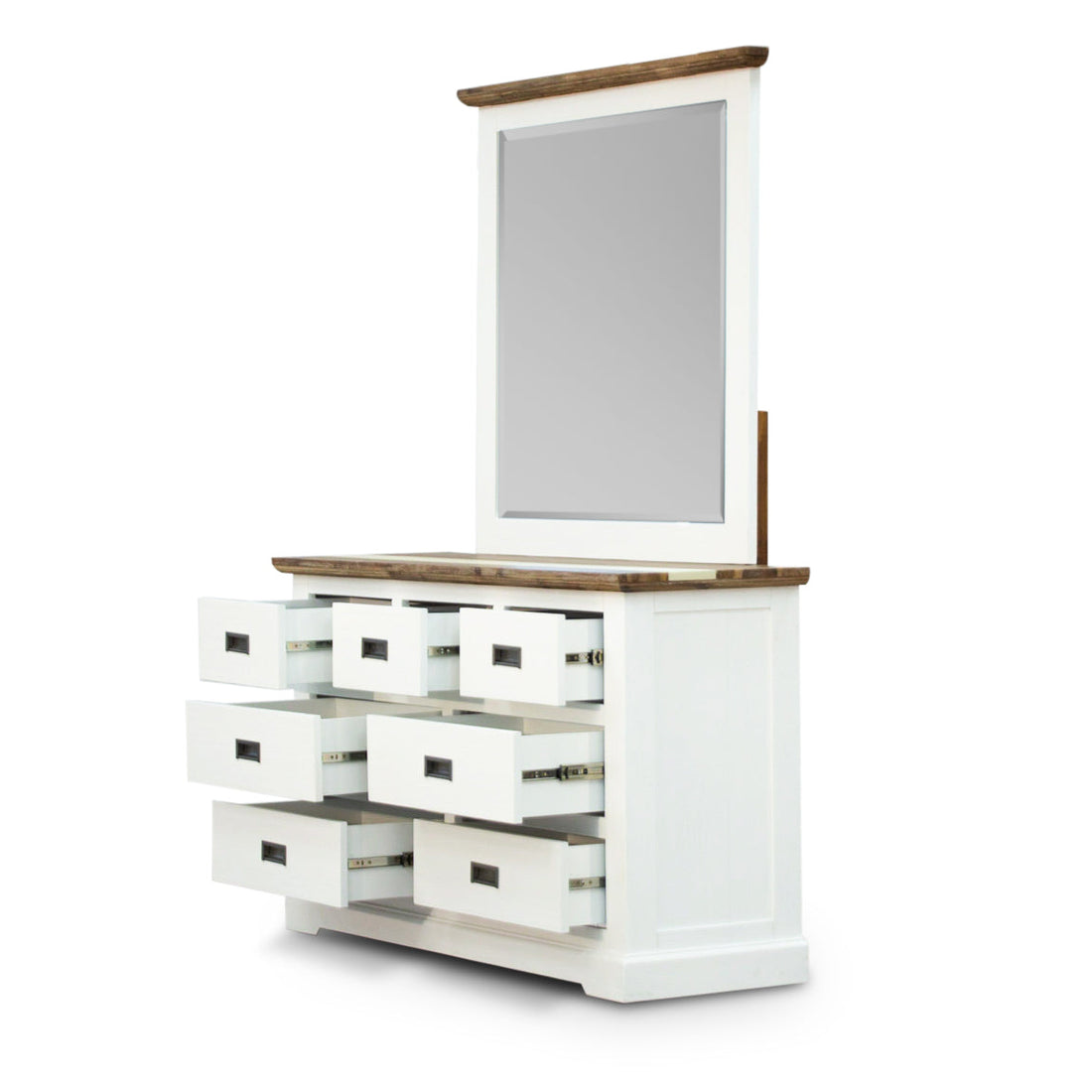 7 Chest of Drawers Solid Wood Storage Cabinet - Multi Color