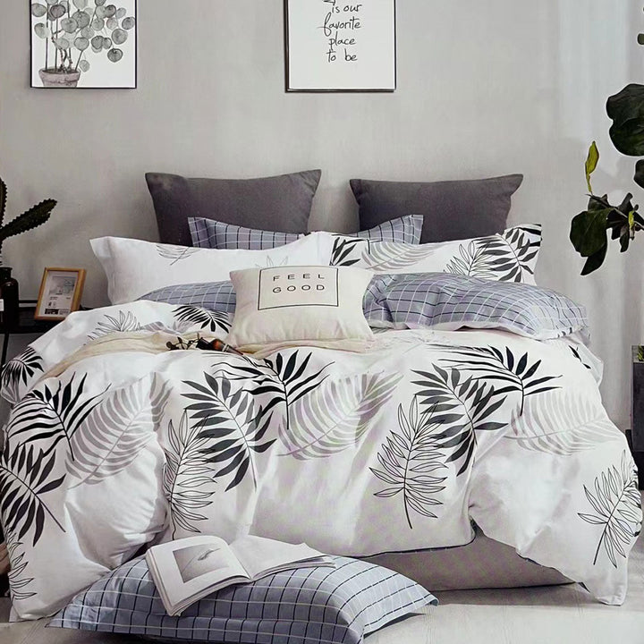 100% Cotton Reversible Quilt Cover Set King