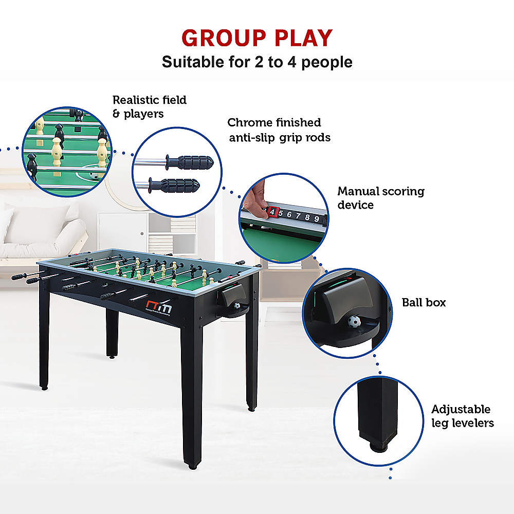 Foosball Soccer Table 4FT